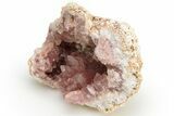 Sparkly, Pink Amethyst Geode Section - Argentina #225748-2